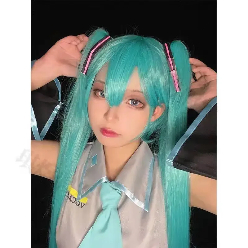 Cosplay Wig Vocaloid Hublue Future Miku Wig Initial Sound Future Wholesale Cosplay Costumes Anime For Men Women