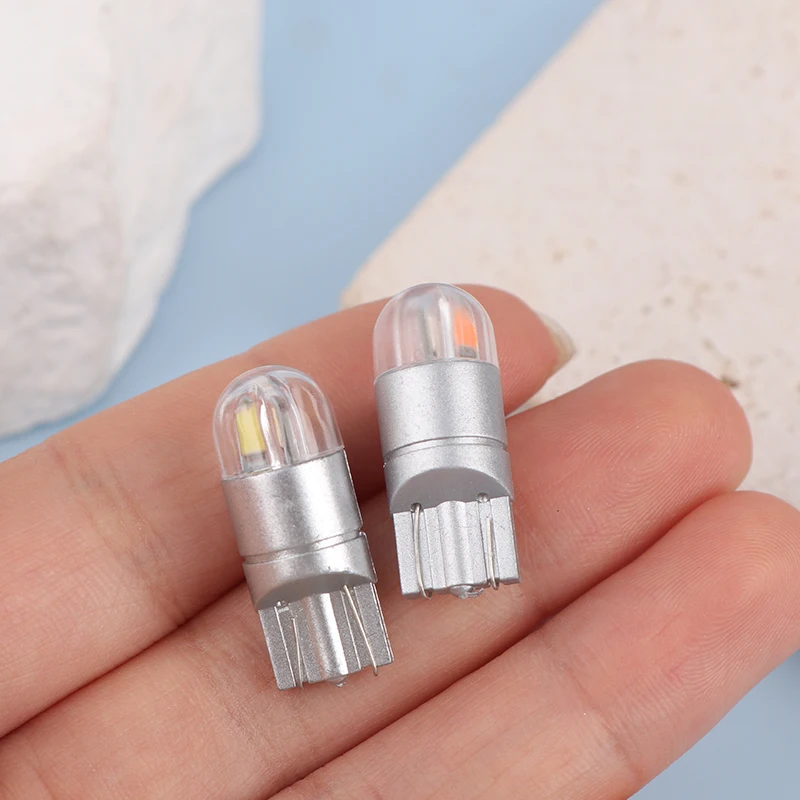 

10pcs T10 2SMD 3030 W5W 194 168 LED Reading License Plate Light Side Lamp DRL Amber Universal Car Lighting Accessories
