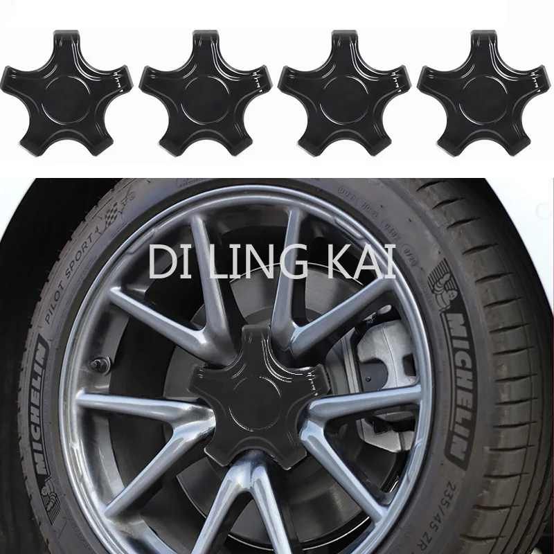 

Auto Accessories for Tesla Model 3 Five-spoke Wheel Hub Caps and Wheel Center Caps Car Modification Parts Auto Spare Parts