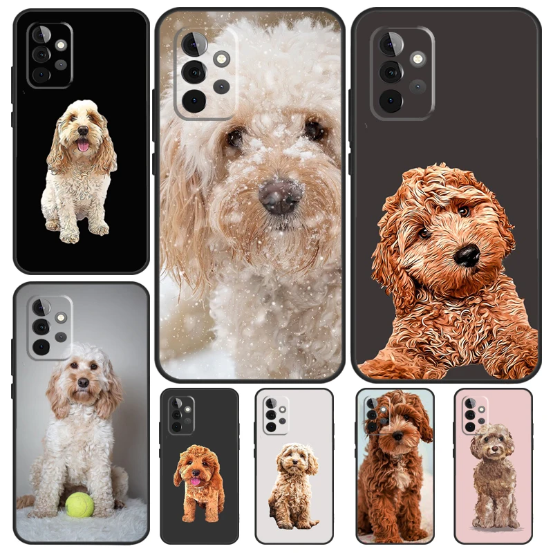 Cute Cockapoo Dog Cover For Samsung Galaxy A34 A24 A54 A14 A52 A42 A32 A22 A12 A51 A71 A53 A33 A23 A13 Case