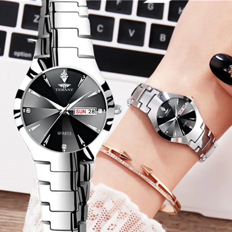 Ladies Watch, Niche Mori Simple Double Calendar High-Value Quartz Watch