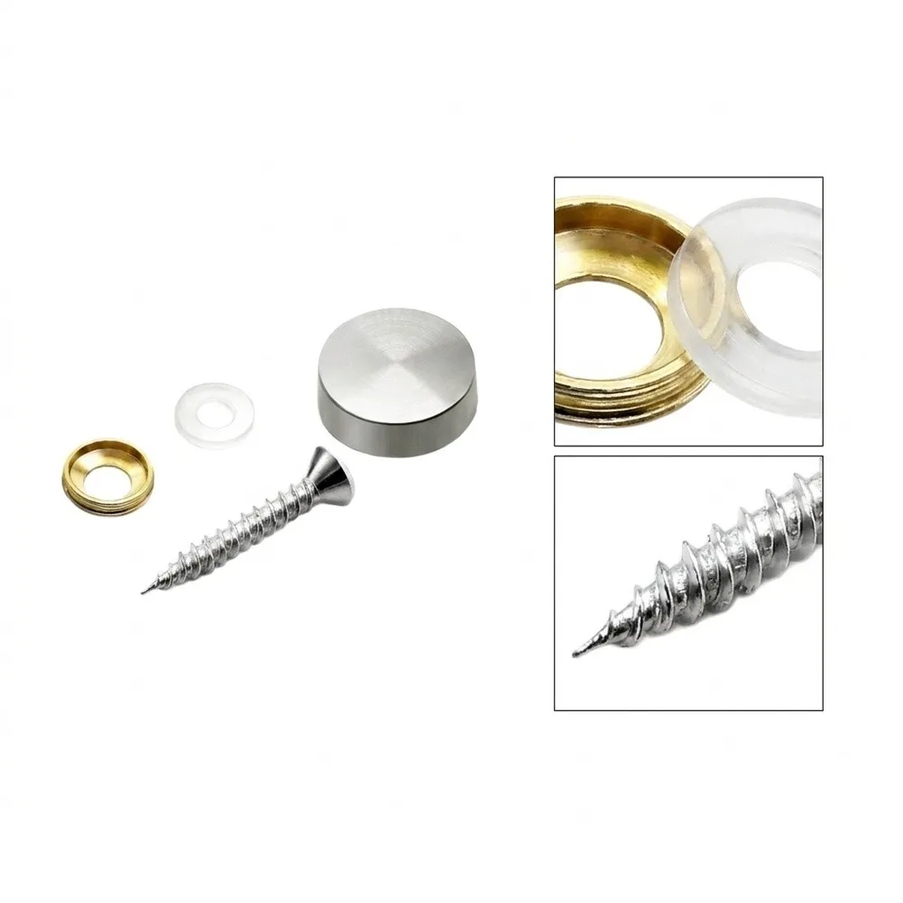Stainless Steel Mirror Nail with Copper Nickel Finish for Reliable Mounting of Large and Small Decorative Mirrors