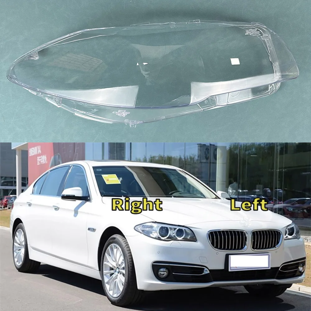 

For BMW 5 Series F18 F10 520i 523i 525i 535i 530i 2011-2017 Car Front Headlight Lens Cover Auto Case Headlamp Lampshade