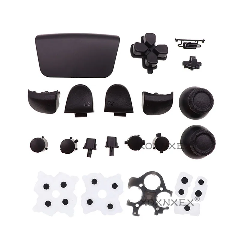 L1 R1 L2 R2 ABXY الزناد أزرار مجموعة كاملة المقود Dpad/ث سيليكون موصل زر ل PS5 2.0 BDM-020 تحكم