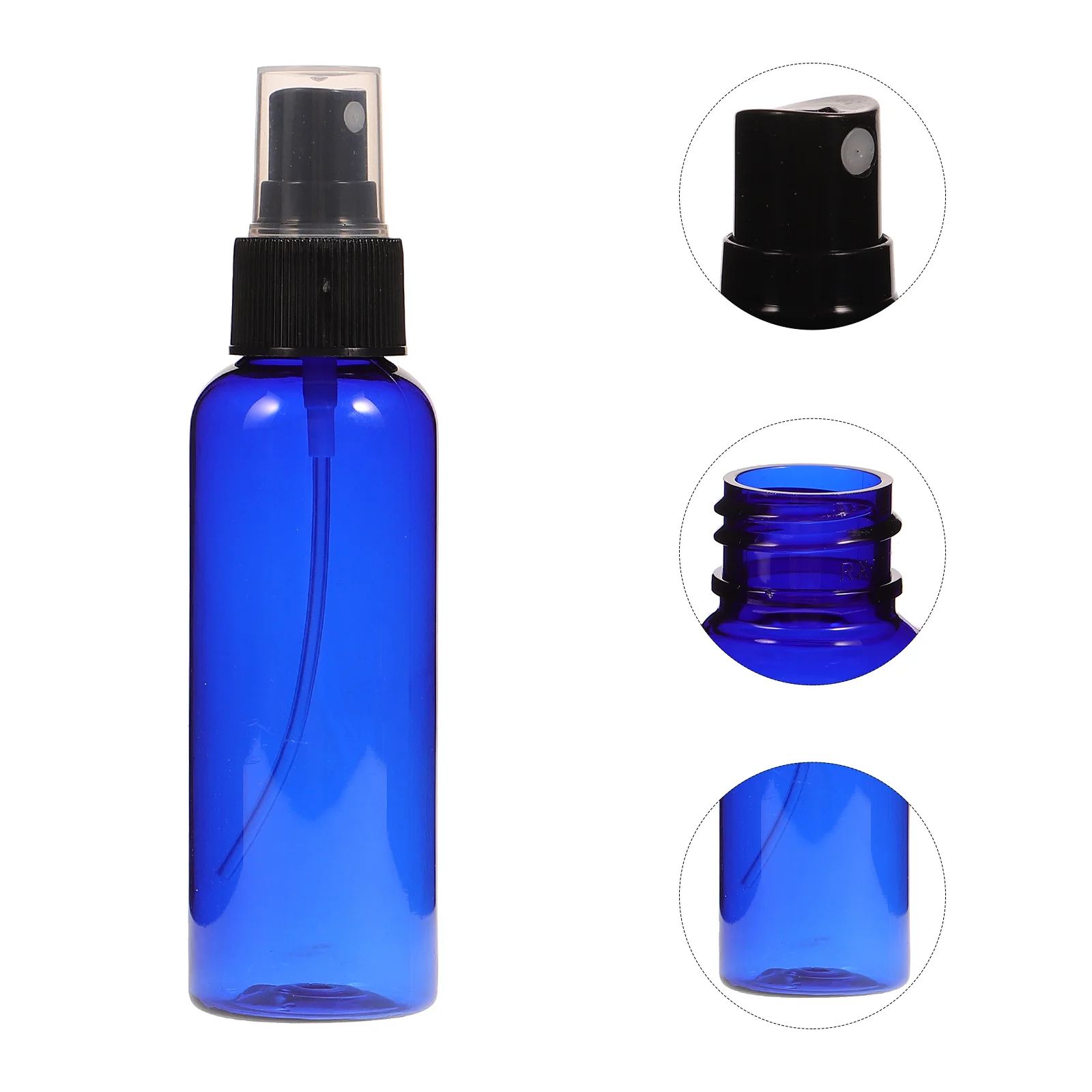 10 pçs dispensador de bomba de viagem névoa fina spray garrafas perfume atomizador recipiente azul