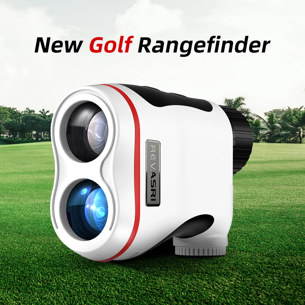 

REVASRI HD Golf Rangefinder with Flag Lock Vibration Laser Range Finder for hunting Replaceable CR Battery for Golfer or Hunter
