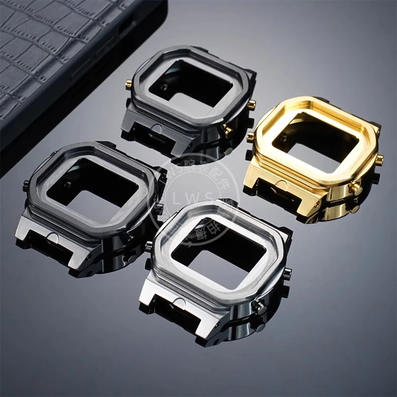 

DW-5600 Stainless Steel Inner Case for Casio G-SHOCK 3229 DW5600E/BB/SK/UE/MS Modified Set Case Bezel Metal Mod Kit Accessories