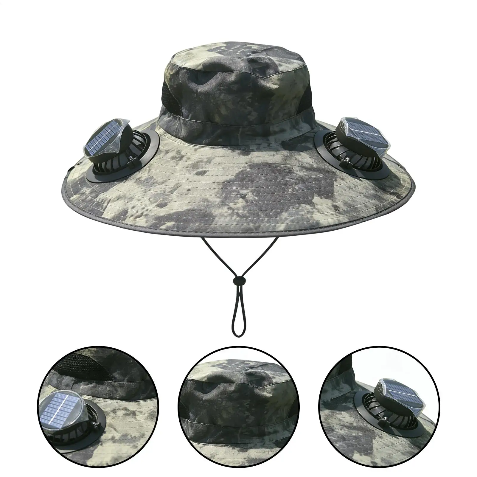

Solar Fan Hat For Women Breathable Camping Headpiece Outdoor Fishing Hat For Gardeners Fishermen Camping Beach Golfers Travelers