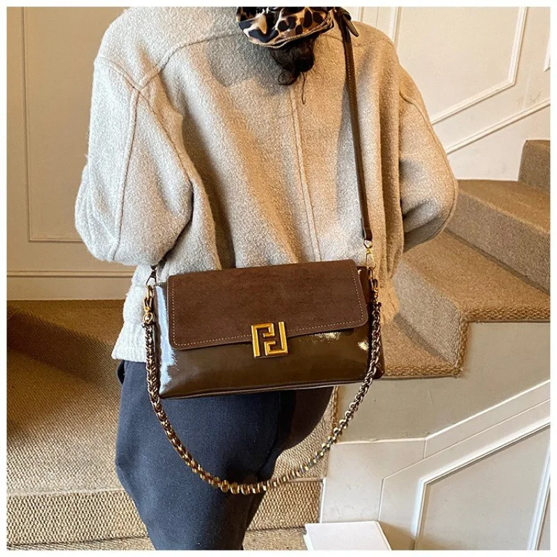 

Роскошная женская повседневная кожаная сумка на плечо, модная пригородная классическая элегантная женская простая винтажная модная сумка через плечо