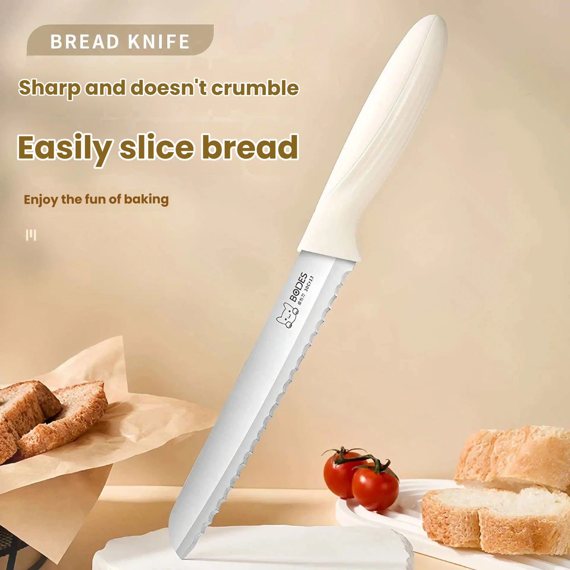 Bread Knife Serrated Special Knife For Making Sandwiches Beignet Cutlery Baguette Specialt Toast Slicing Knife For Baking Tool
