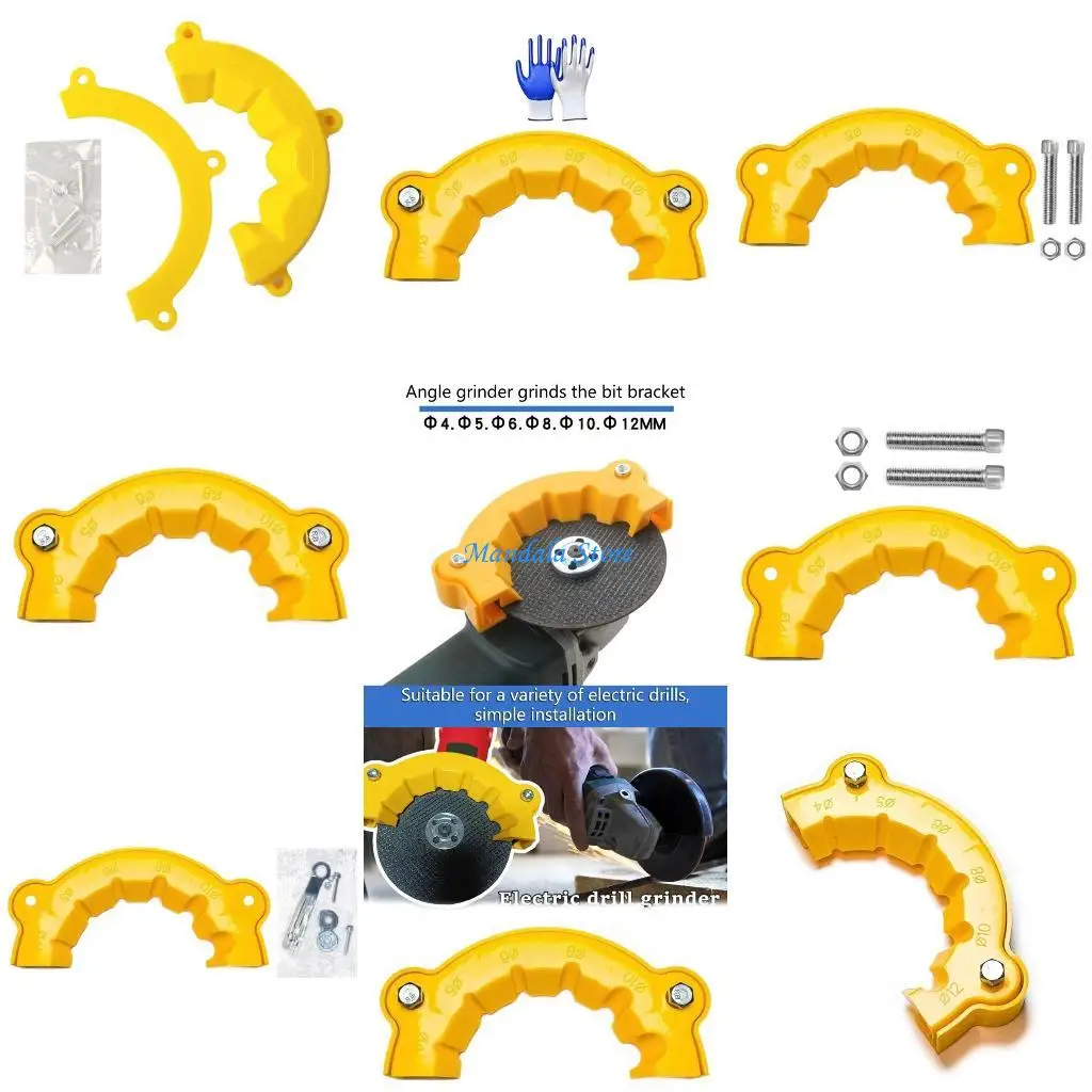

U2JC MultiSpecification Drill Bit Sharpener for Effective & Longevity Tool Great for Workshop and Household Use 1pc/2pc/3pc