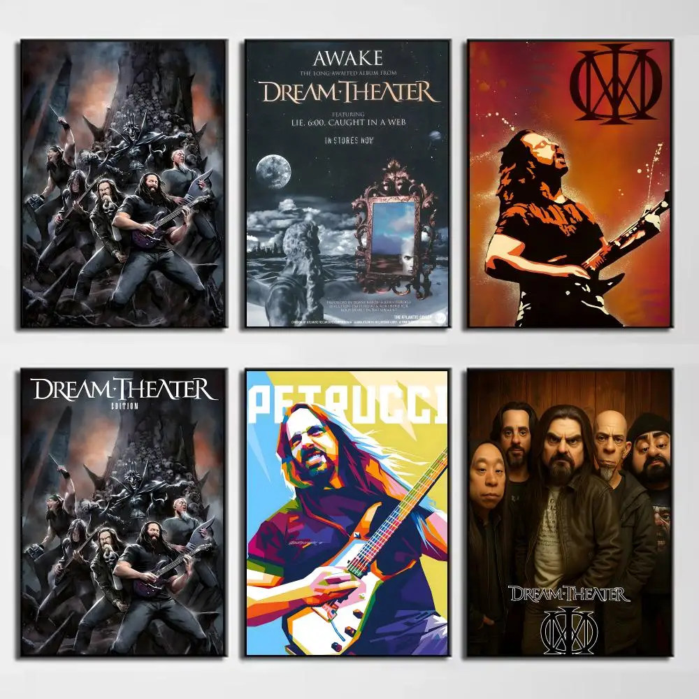 Progressive Metal Band D-Dream Theater Poster Wall Decor for Young Collectors, Indoor and Outdoor Decor