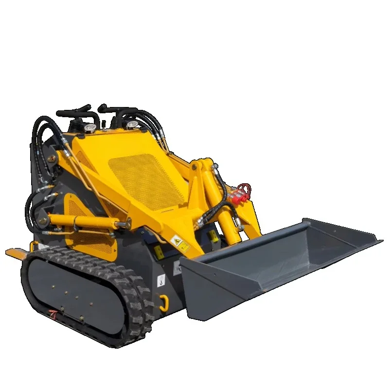 500kg Small Mini Skid Steer Electric Traction Backhoe Wheel Loader