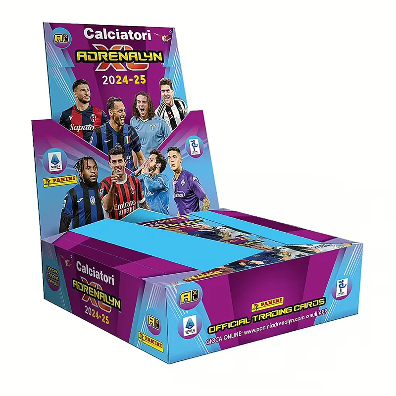 بانيني أدرينالين 2024-2025 سوبر ستارتر باك اللاعبين 24 كيس صندوق جمع بطاقة الأولاد هدية