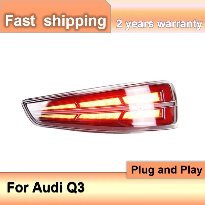 

Car Accessories for Audi Q3 Tail Light 2013-2018 Q3 Rear Light Rear DRL Fog Brake Reversing Turn Signal