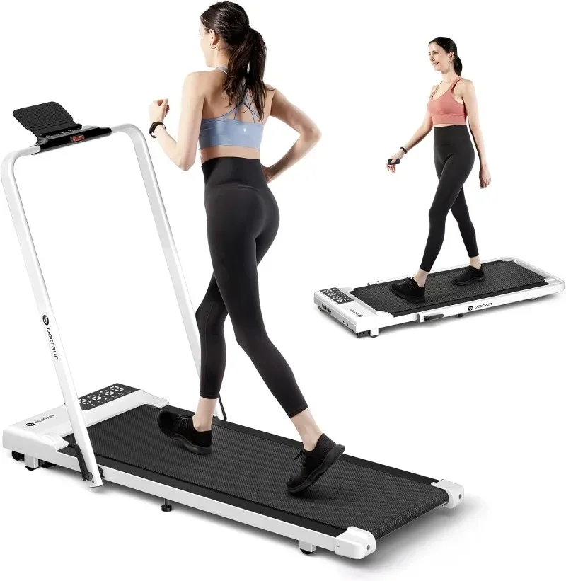 3 in 1 Folding Treadmills for Home 3.0HP Powerful and Quiet Under Desk Treadmill 300 lbs Capacity Foldable Walking Pad