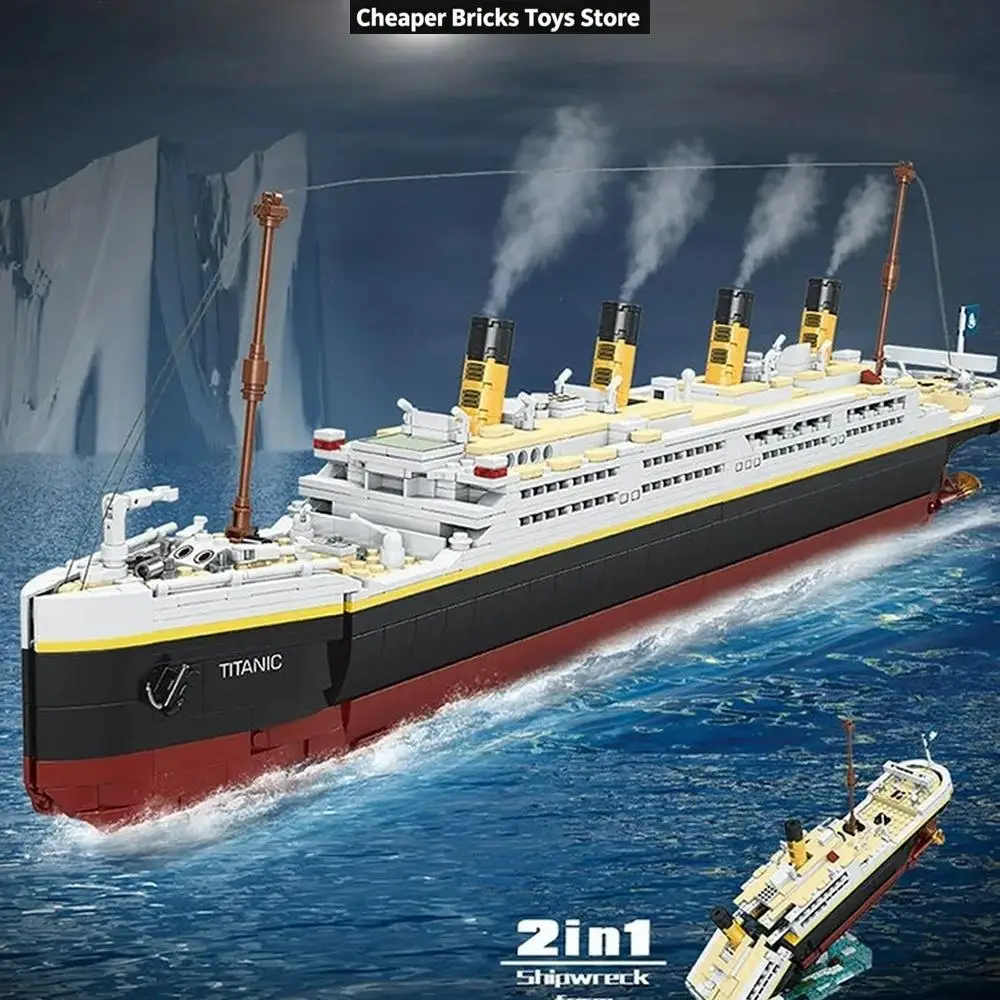 Available Now 9090-Piece Giant Liner Construction Kit, 1.35-Meter Length, Interior Display Piece, Perfect Holiday Present