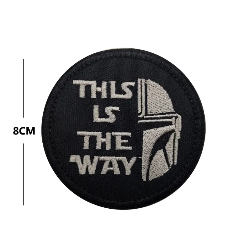 Star Wars Patch Mandalorian Embroidered Fabric Sticker Patch Clothing Iron Patch Velcro Armband DIY Clothing Decoration Clothing