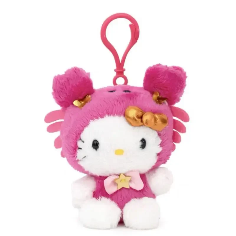 Original Sanrio Hello Kitty 12 constelaciones serie muñeco de peluche bolso colgante llavero decorativo Anime juguetes para niños regalo
