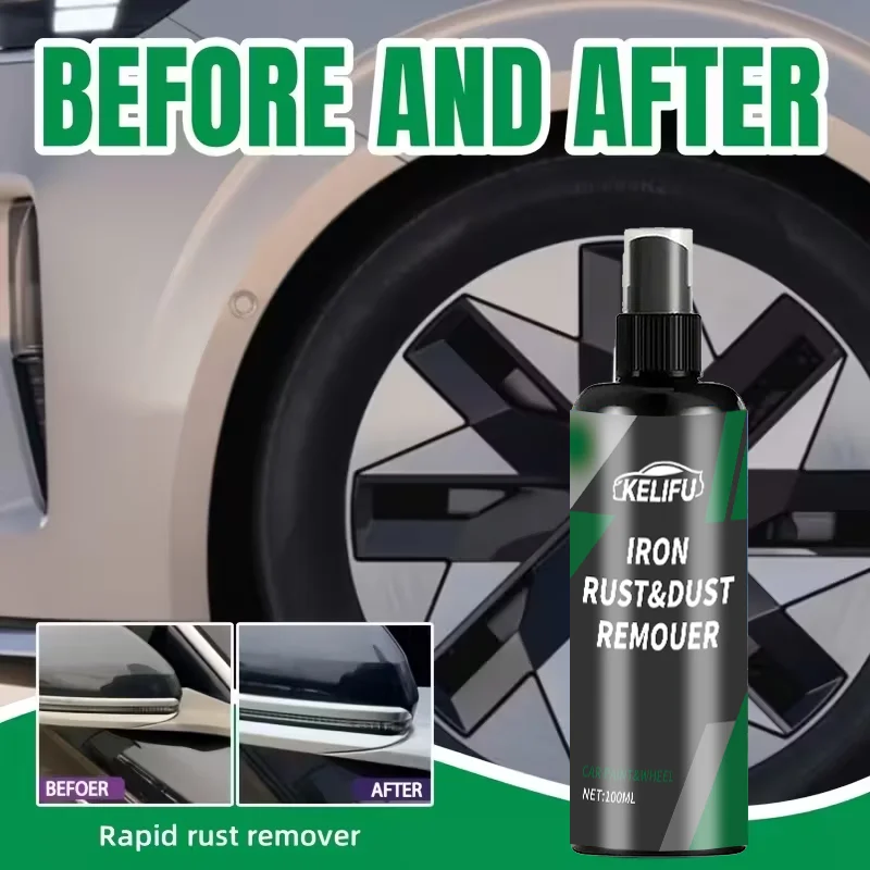 

Быстродействующий спрей для удаления ржавчины на колесах — сверхпрочная химическая формула для мгновенного удаления ржавчины и окисления, на колесных дисках автомобиля, все