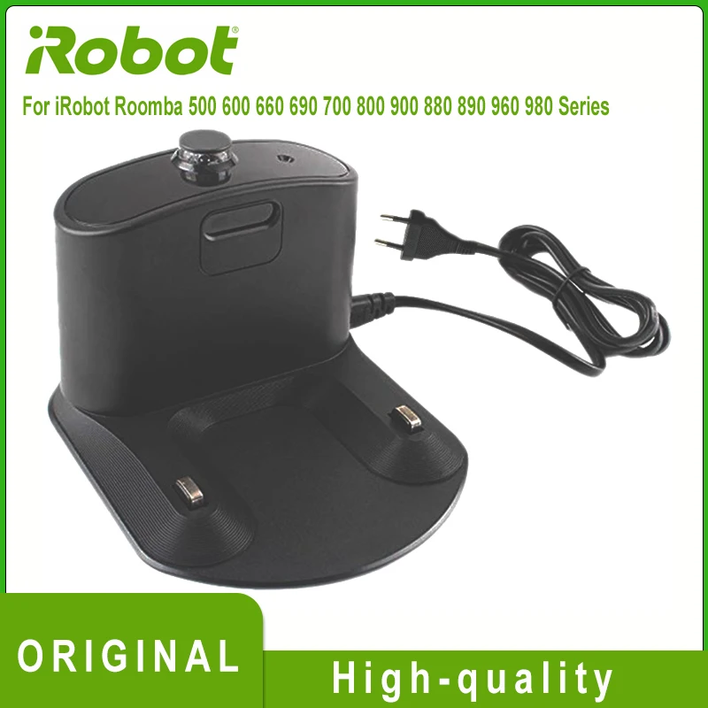 IRobot Roomba用充電器パーツ,ロボット掃除機用アクセサリー500 600