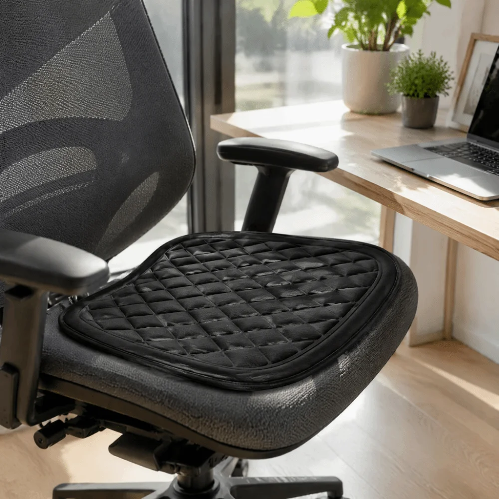 3D Suspended Car Seat Cushion with Comfort Memory Foam Breathable Driver Seat Cushion Soft Non-Slip Office Chair Seat Cover