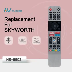 Voice Controller Remote Control HS-8902 For Skyworth Smart TV 32TB7000 40TB7000 43TB7000 4K UHD HDTV Android TVs