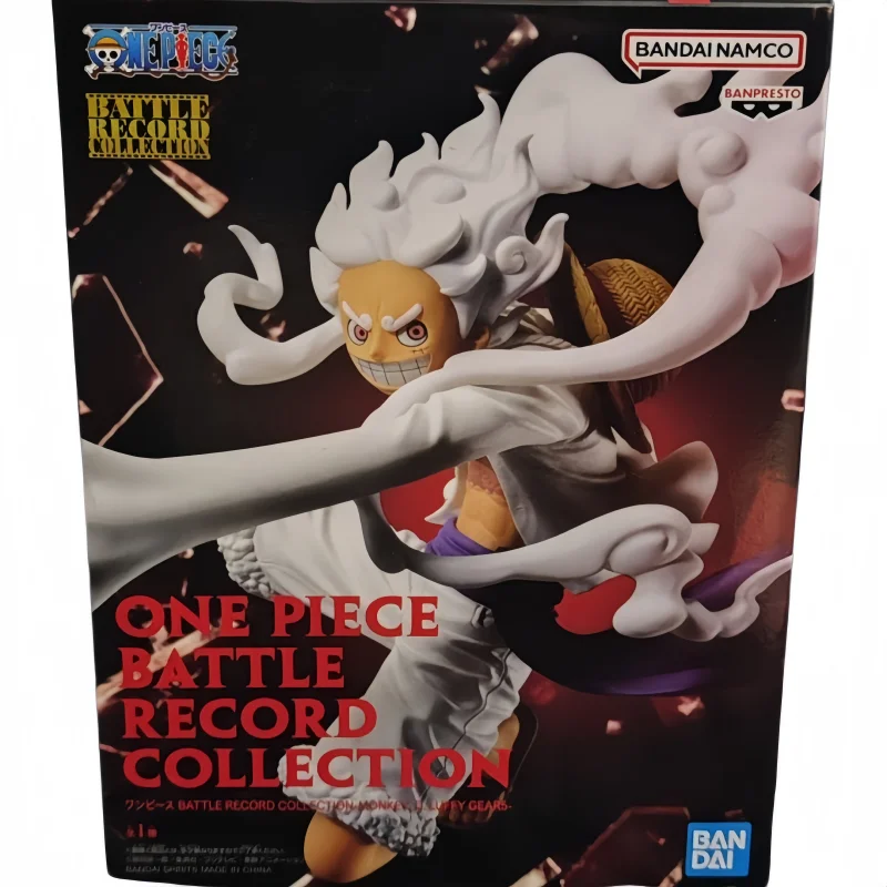 

В наличии Оригинальная коллекционная фигурка Bandai Banpresto One Piece 15 см Луффи Gear 5 из ПВХ, модель для декора, игрушка, подарок
