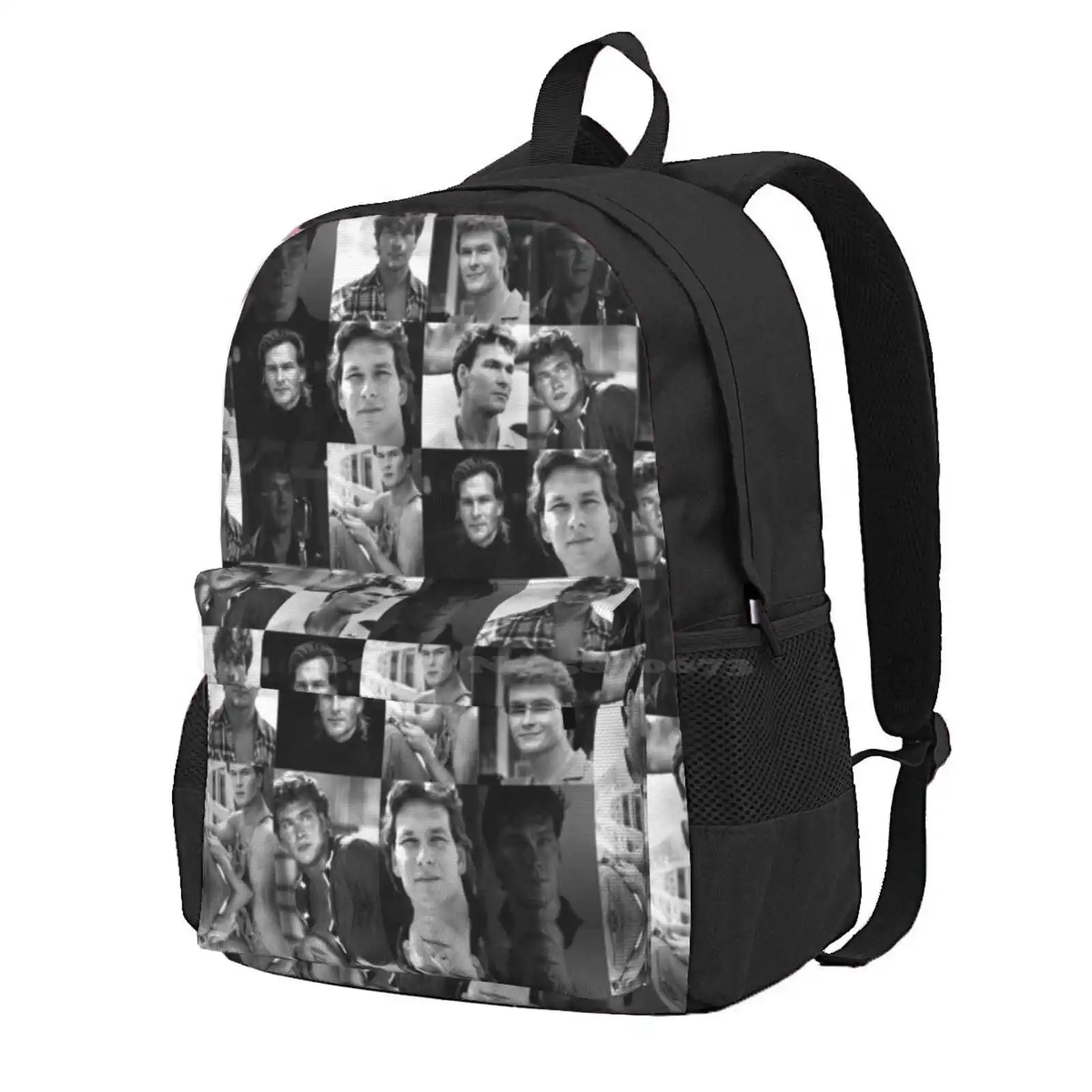 Patrick Swayze Sticker Hot Sale Schoolbag Backpack Fashion Bags Patrick Swayze Dirty Dancing Travel Case Acrylic Block