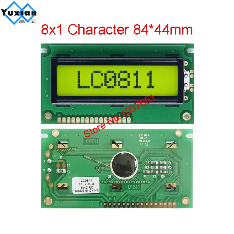 0801 8x1 Lcd Module Character Display 84x44mm LC0811