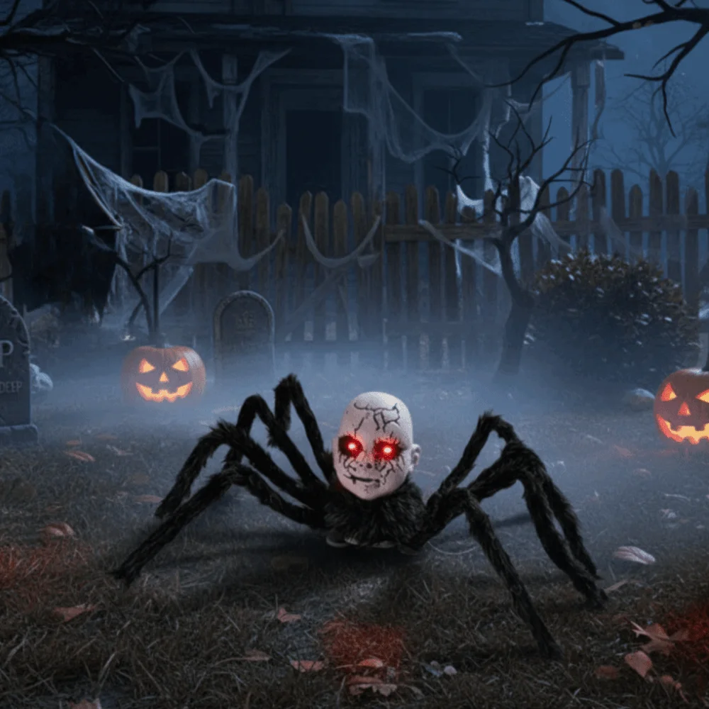 glowing-eye-halloween-electric-walking-spider-plush-leg-folding-yard-spider-decorations-large-size-sound-activated
