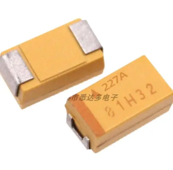 

100 шт. танталовые конденсаторы SMD 227J 220 мкФ 6 В 6,3 В C Тип 6032 YoinnovaTi
