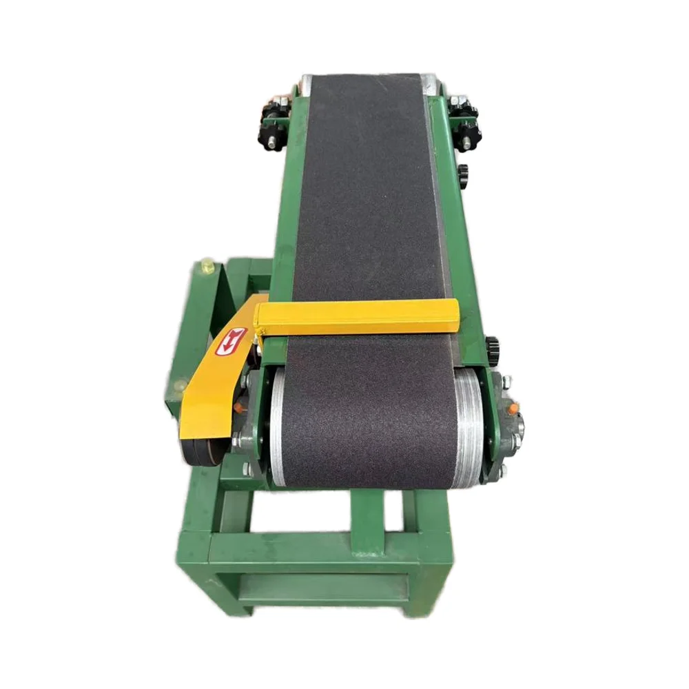vertical horizontal manual metal belt sander industrial grinder stainless steel desktop polishing machine