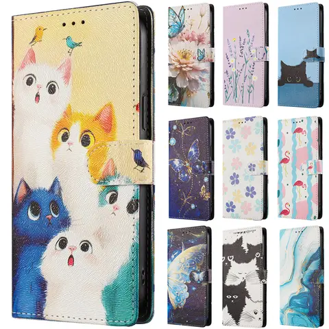 New Paint Case for Samsung M06 M62 M35 M15 M51 M31S M54 M53 M32 M34 Fundas Leather Cover Case for Samsung Galaxy M36 M56 Capa