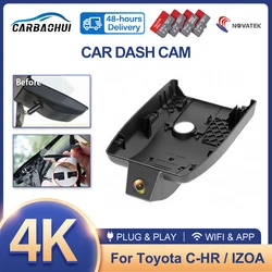 Car Dvr Plug And Play Wifi Video Recorder Dash Cam Car Dvr Camera For Toyota CHR C-HR 2017 2018 2019 2020 2021 2022 2023 DashCam