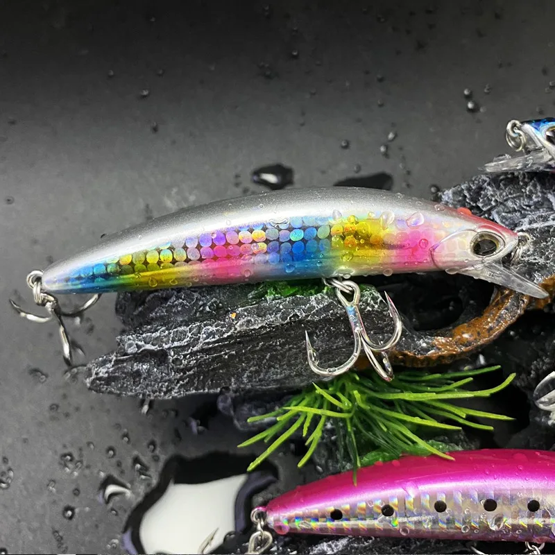 BILLINGS 1 Stück Sinkender Salzwasser-Angelköder 9cm/26,3g Weitwurf-Leuchtköder für Schwarzbarsch und Barsch – Detail 28