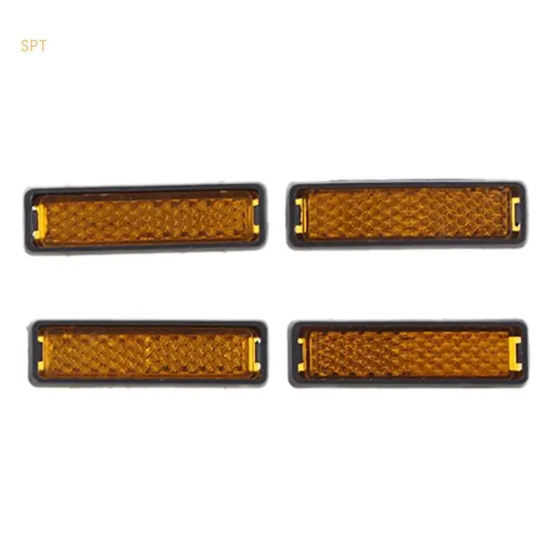 4 Pcs/Set Pedal Reflector Safety Night Cycling Reflective Bike Accessory 714F