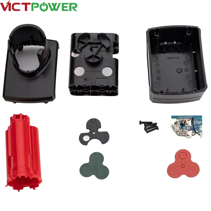 100pcs/lot Rechopower 18650 6-cell BMS Li-ion Battery Case Replacement for Milwaukee Battery 12v Case Cordless Combo Kit Housing