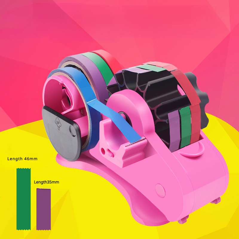 Tape Holder Cutter Plastic Automatic Roller Stationery Transparent Sealing Tape Dispenser Washi Tape Organizer