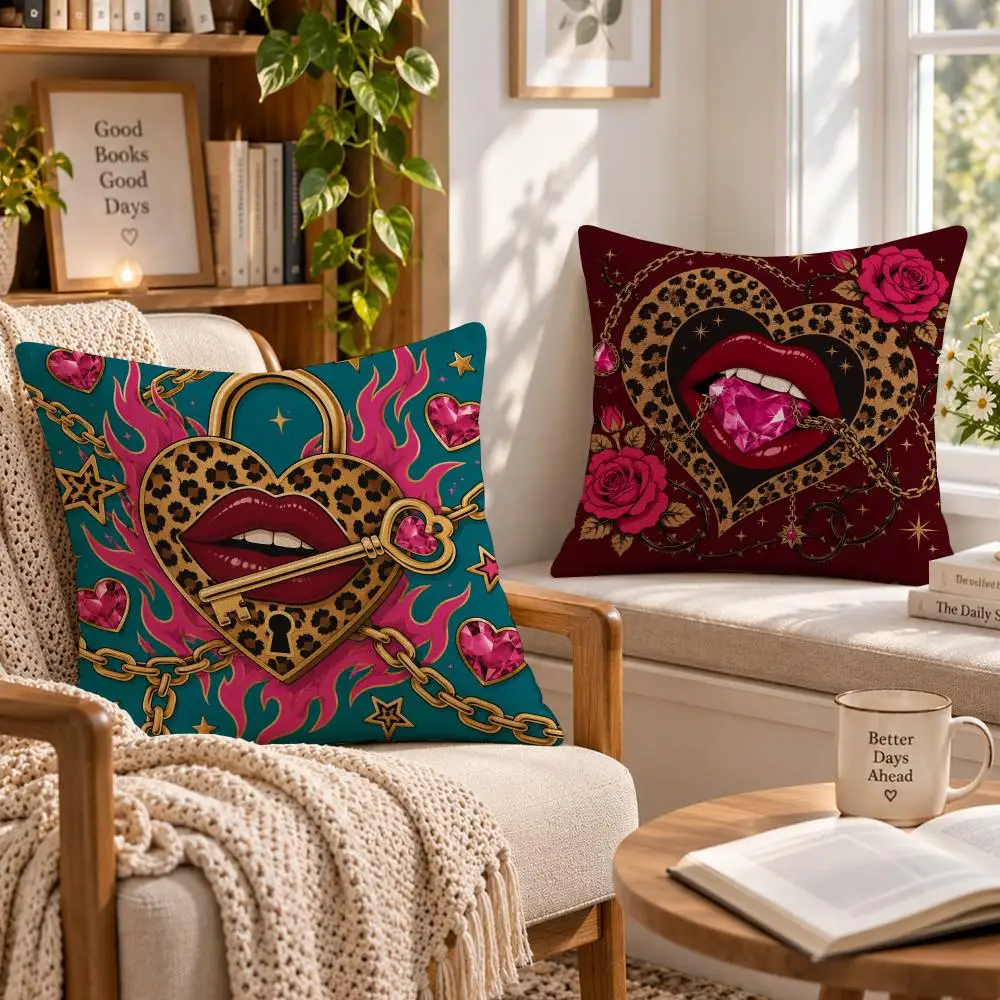 Pattern Boho B-Boho Leopard Evil Eye Floral Cushion Cover Soft Short Cover Washable Sofa Bed Dorm Garden Home Office Chair Decor