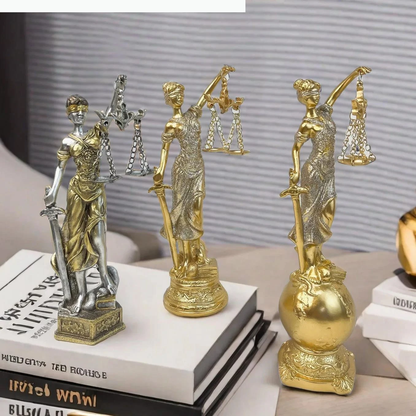 Harz Handwerk Künstliche Skulptur Göttin Gleichheit Dekorative Figuren Raumdekoration Zubehör
