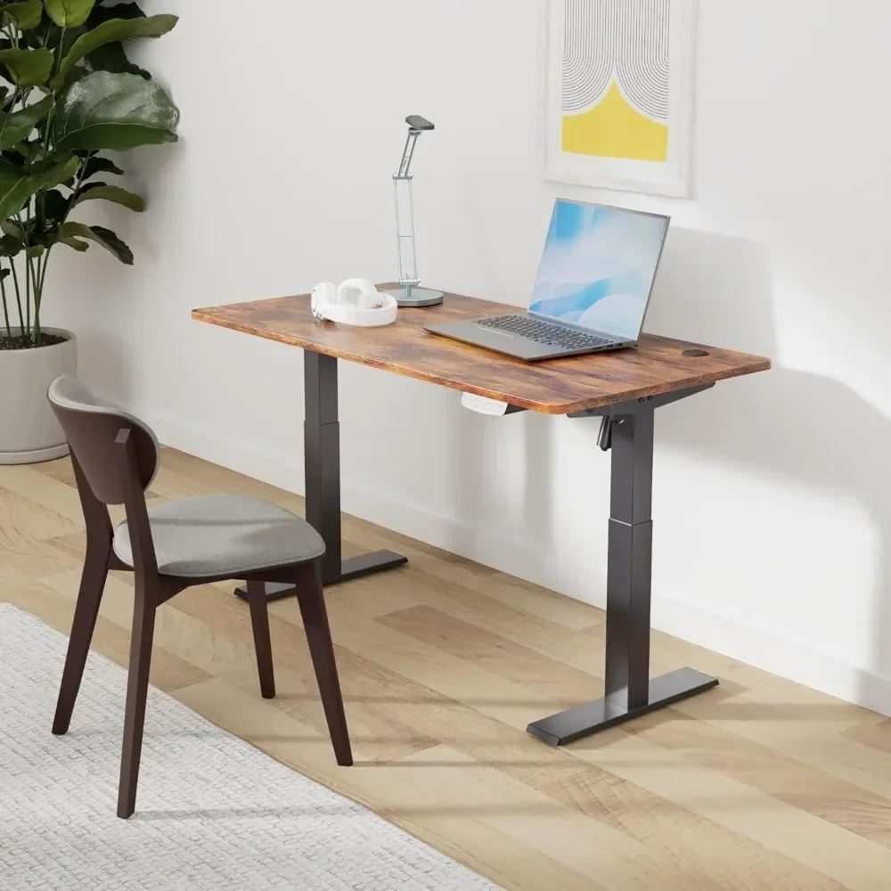 Electric Standing Desk, 48 x 24 Inches Height Adjustable Stand up Desk, Sit Stand Home Office Desk, Computer Desk