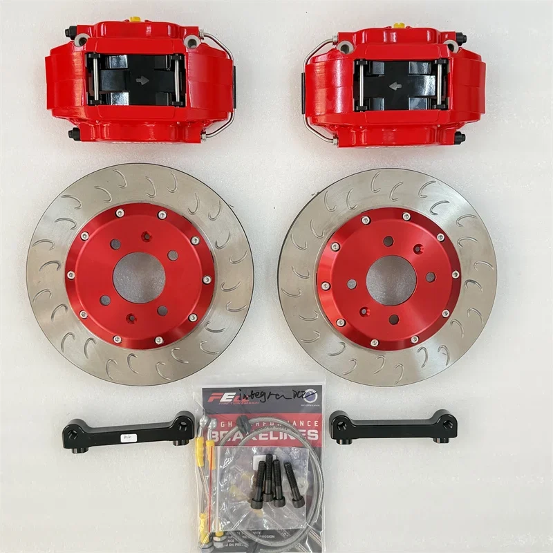 

Upgraded versionLast Design Front Wheel Forge Brake Systems 4 Pot Disc Kit Big Brake Kit 7600 for Hilux According to Model