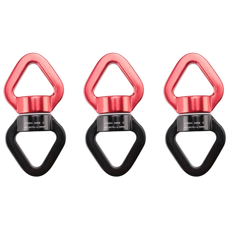 B06C-3X وصلة دوران العجلة العالمية الخارجية بعمود دوار 360 درجة 3000 كجم أحمر وأسود