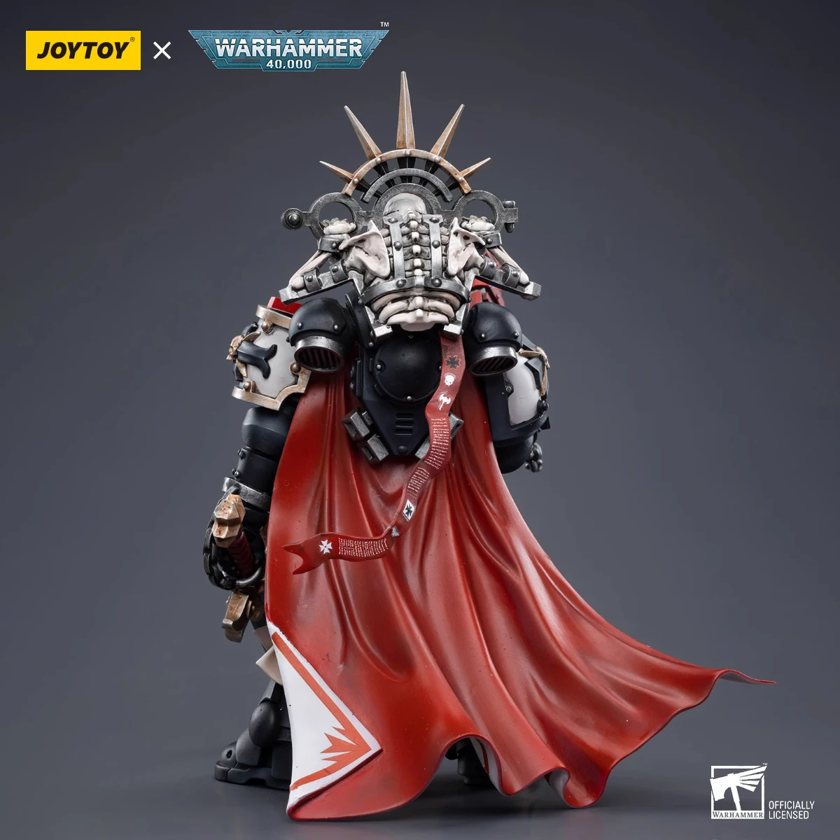 JOYTOY Warhammer 40K Black Templars Action Figure Marshal Baldeckrath Joints Movable Figurine Collection Model Statue Toys Gift