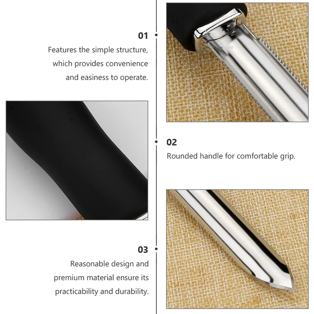 

Stainless Steel Pepper Core Remover Manual Core Removing Tool Labor Saving Comfortable Handle Fruit Corer Kitchen Tool for Chili