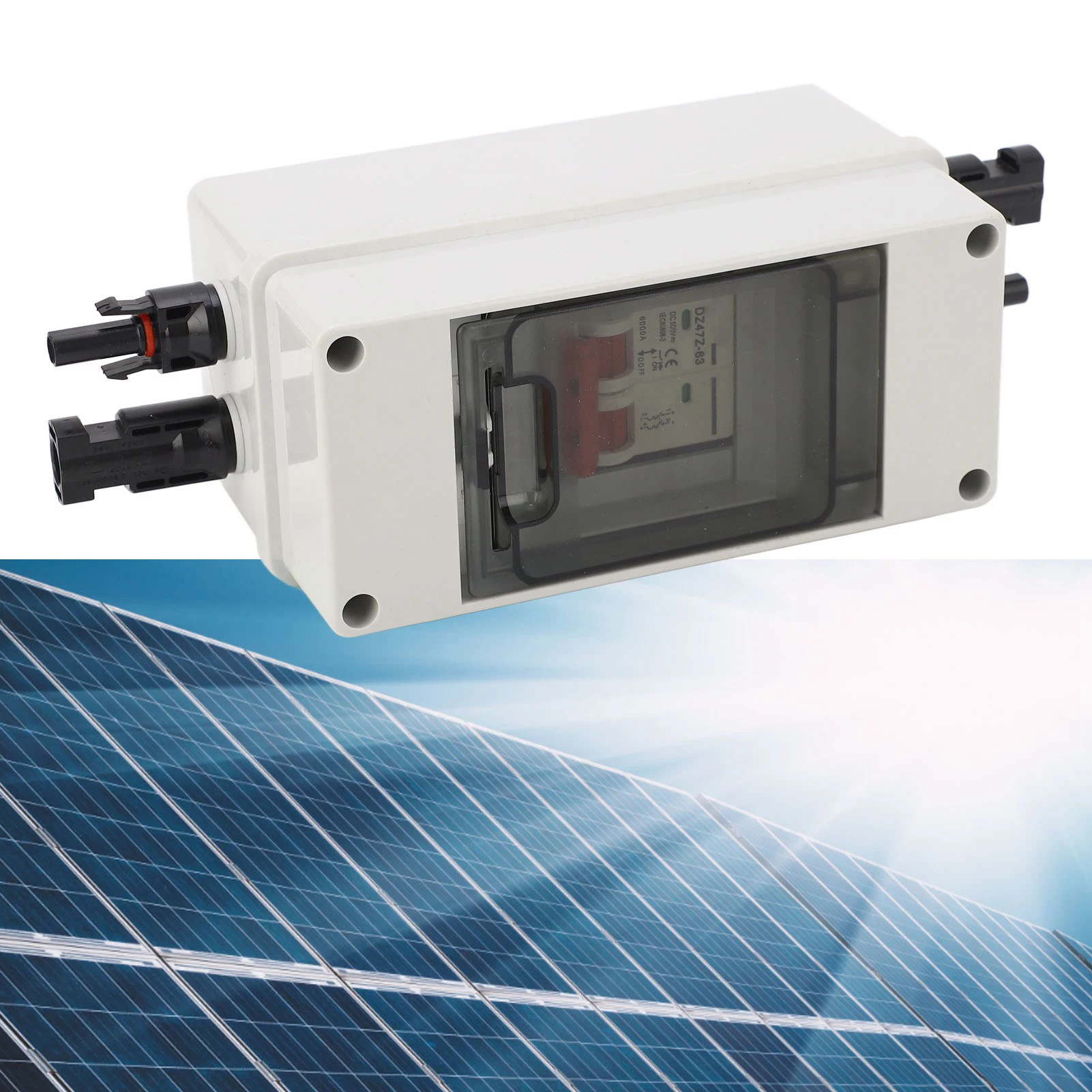 

Solar Disconnect Mini Circuit Breaker with IP65 Waterproof Distribution Box PV Disconnector DC500V PV Disconnect Breaker