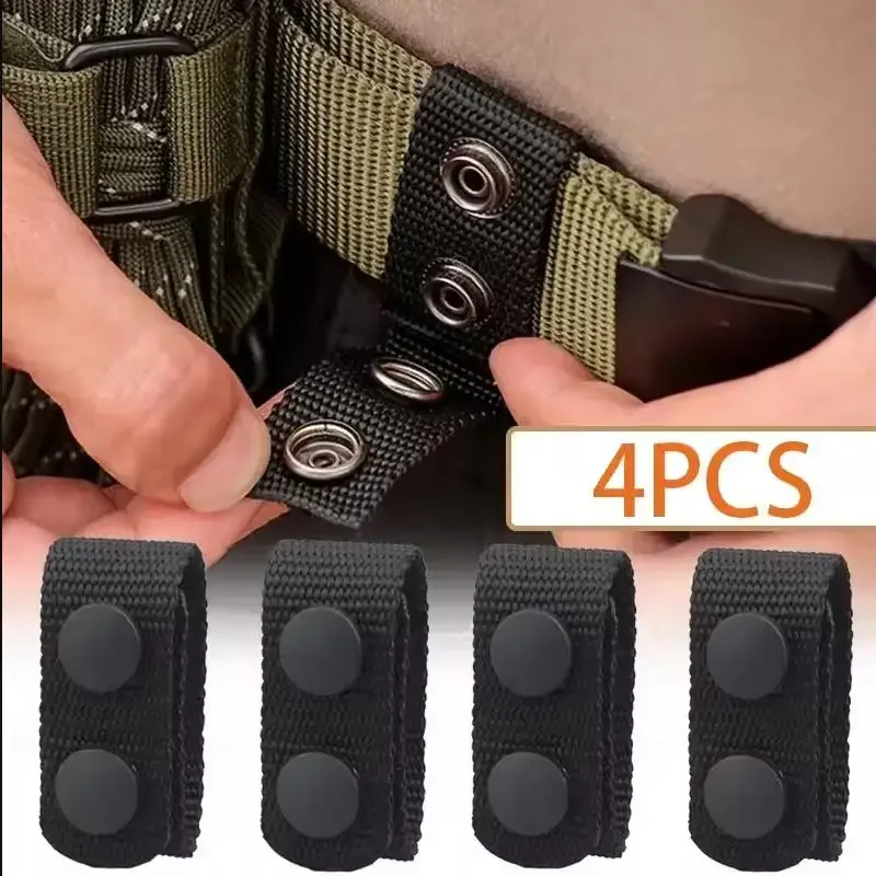 

4Pcs Multi Functional Tactical Belt Double Nylon Buckle Portable Belts Equipment Outdoor Sports Accessory Fixed Buckle