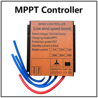 12V 24V 48v Wind Turbine Controller Step Up Type MPPT PWM Wind Charge Controller 30A 40A new