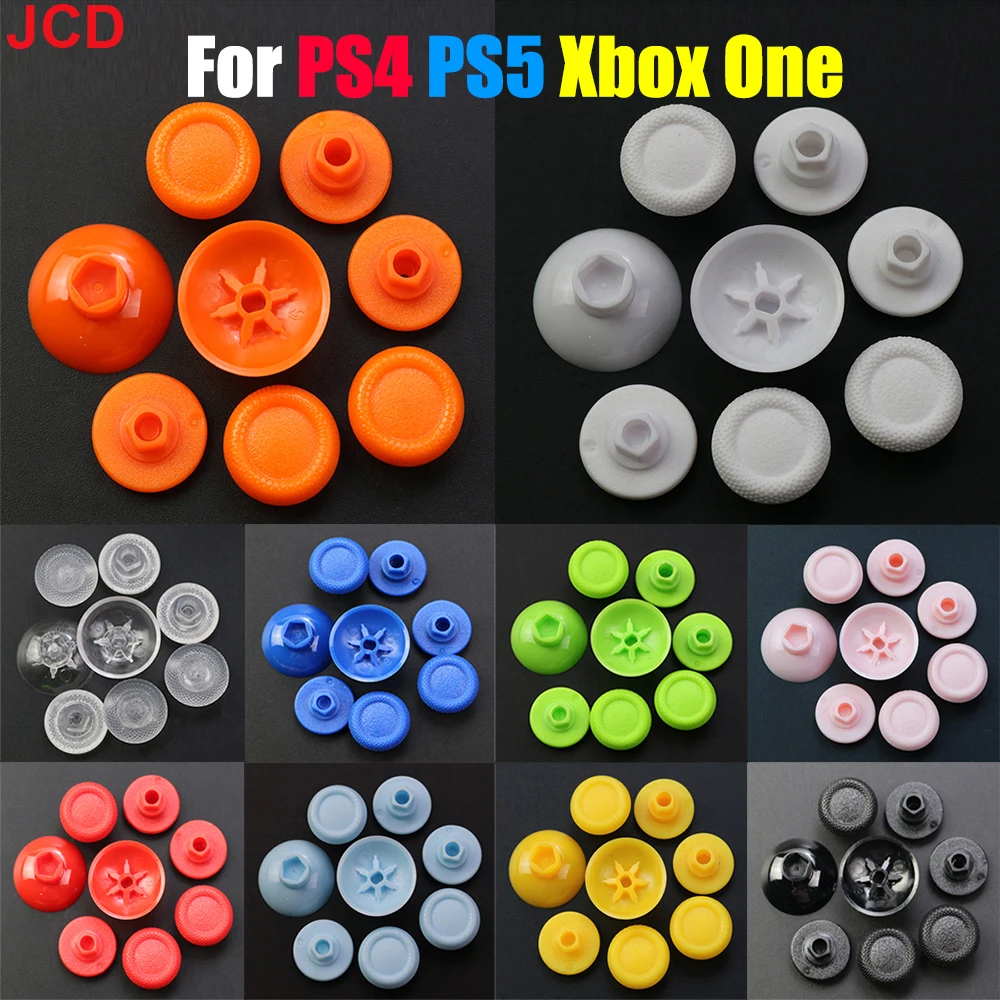 

D 1Sets For Xbox One Game Thumb Stick Grip Caps For PS4 Slim Pro PS5 Controller Joystick Detachable Replacement Mushroom Cap